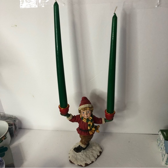 Winter Holiday tape candle holder - Picture 3 of 12